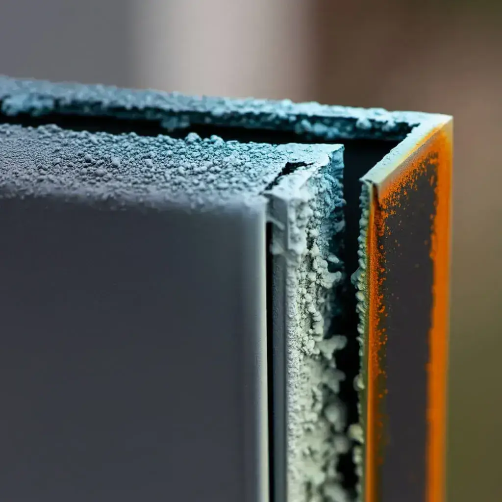 cu edge corrosion